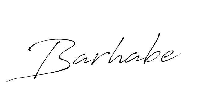 Design your own signature with our free online signature maker. With this signature software, you can create a handwritten (Antro_Vectra) signature for name Barhabe. Barhabe signature style 6 images and pictures png