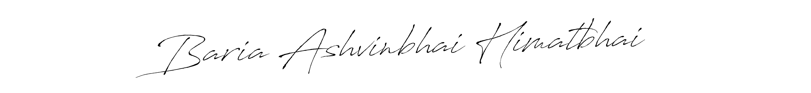 Baria Ashvinbhai Himatbhai stylish signature style. Best Handwritten Sign (Antro_Vectra) for my name. Handwritten Signature Collection Ideas for my name Baria Ashvinbhai Himatbhai. Baria Ashvinbhai Himatbhai signature style 6 images and pictures png