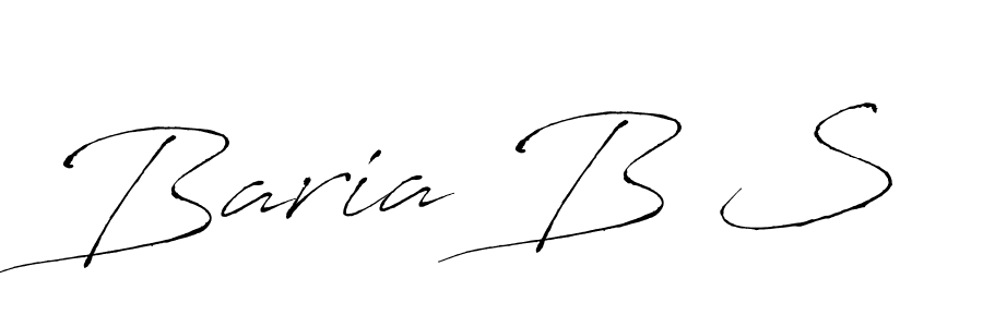 if you are searching for the best signature style for your name Baria B S. so please give up your signature search. here we have designed multiple signature styles  using Antro_Vectra. Baria B S signature style 6 images and pictures png