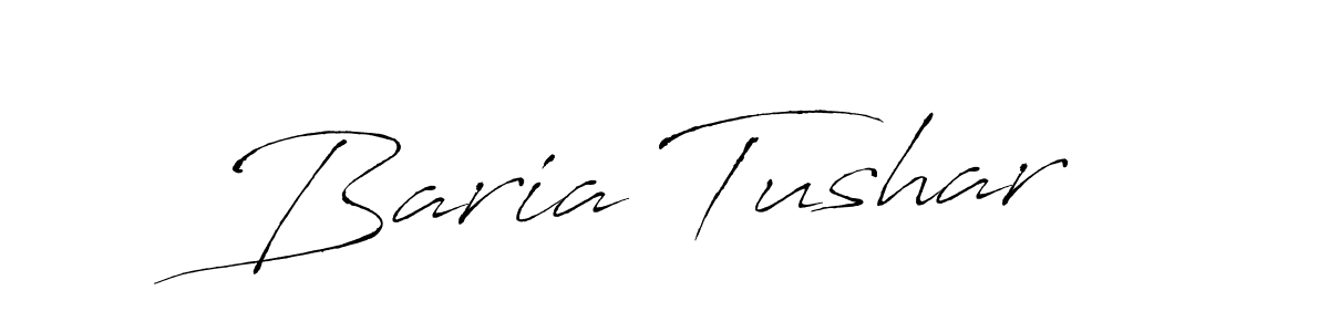 This is the best signature style for the Baria Tushar name. Also you like these signature font (Antro_Vectra). Mix name signature. Baria Tushar signature style 6 images and pictures png