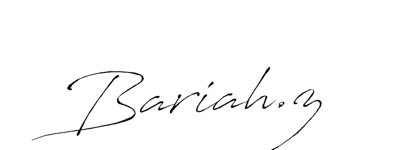 You should practise on your own different ways (Antro_Vectra) to write your name (Bariah.z) in signature. don't let someone else do it for you. Bariah.z signature style 6 images and pictures png