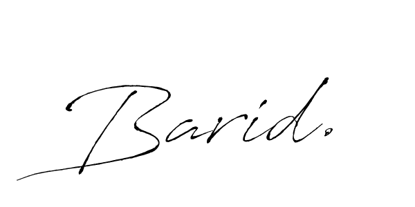 How to make Barid. signature? Antro_Vectra is a professional autograph style. Create handwritten signature for Barid. name. Barid. signature style 6 images and pictures png