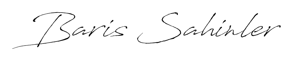 A timeless handwritten aesthetic for Baris Sahinler. The Antro_Vectra font gives your signature a handcrafted feel with natural curves. Baris Sahinler signature style 6 images and pictures png
