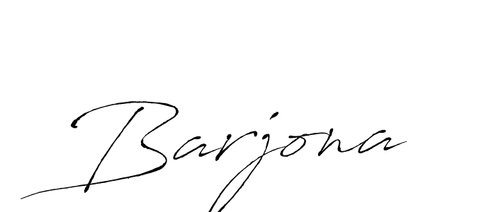 How to make Barjona signature? Antro_Vectra is a professional autograph style. Create handwritten signature for Barjona name. Barjona signature style 6 images and pictures png