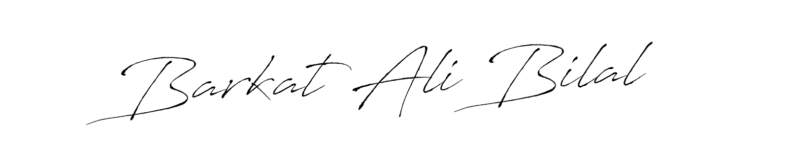 How to make Barkat Ali Bilal signature? Antro_Vectra is a professional autograph style. Create handwritten signature for Barkat Ali Bilal name. Barkat Ali Bilal signature style 6 images and pictures png