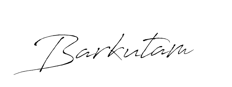 Use a signature maker to create a handwritten signature online. With this signature software, you can design (Antro_Vectra) your own signature for name Barkutam. Barkutam signature style 6 images and pictures png