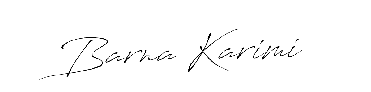 Create a beautiful signature design for name Barna Karimi. With this signature (Antro_Vectra) fonts, you can make a handwritten signature for free. Barna Karimi signature style 6 images and pictures png