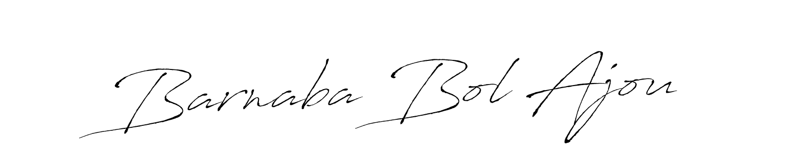 Make a beautiful signature design for name Barnaba Bol Ajou. With this signature (Antro_Vectra) style, you can create a handwritten signature for free. Barnaba Bol Ajou signature style 6 images and pictures png