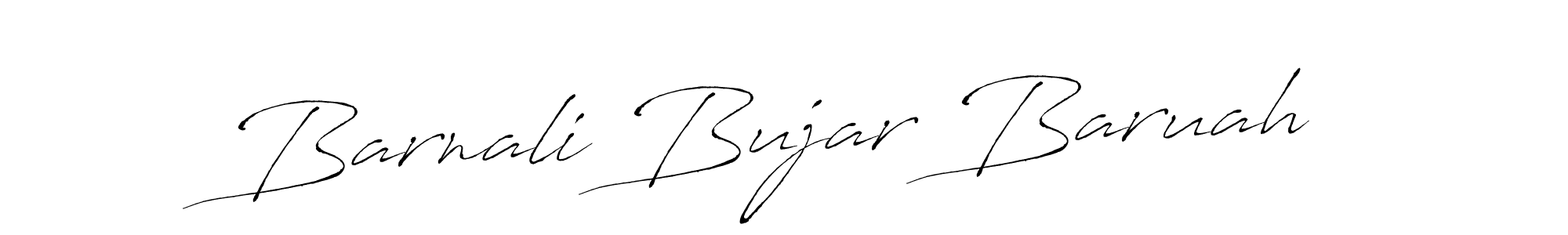 Design your own signature with our free online signature maker. With this signature software, you can create a handwritten (Antro_Vectra) signature for name Barnali Bujar Baruah. Barnali Bujar Baruah signature style 6 images and pictures png