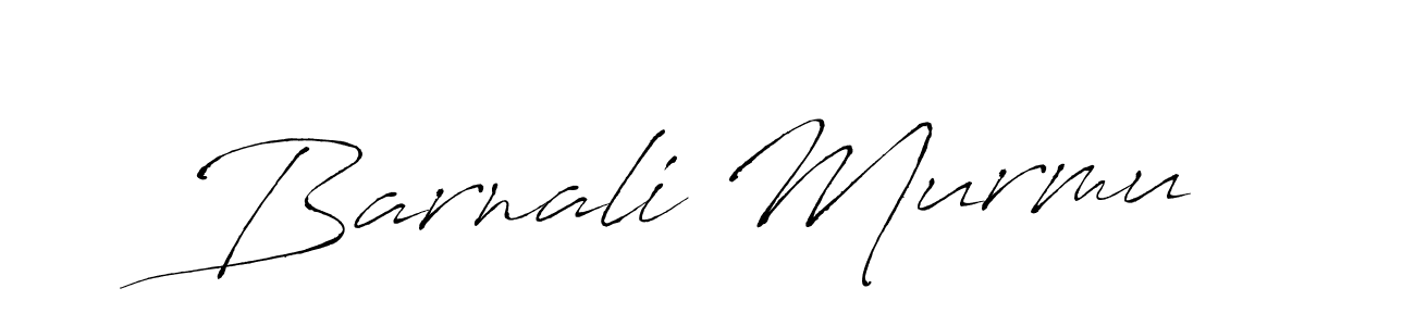 Design your own signature with our free online signature maker. With this signature software, you can create a handwritten (Antro_Vectra) signature for name Barnali Murmu. Barnali Murmu signature style 6 images and pictures png