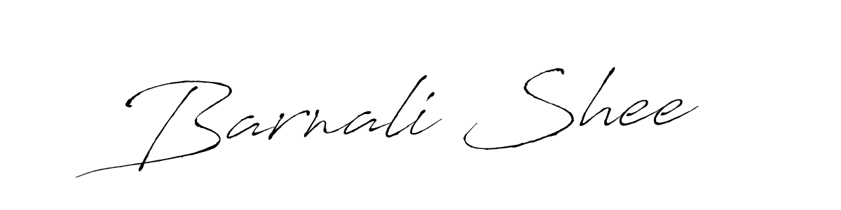 You should practise on your own different ways (Antro_Vectra) to write your name (Barnali Shee) in signature. don't let someone else do it for you. Barnali Shee signature style 6 images and pictures png