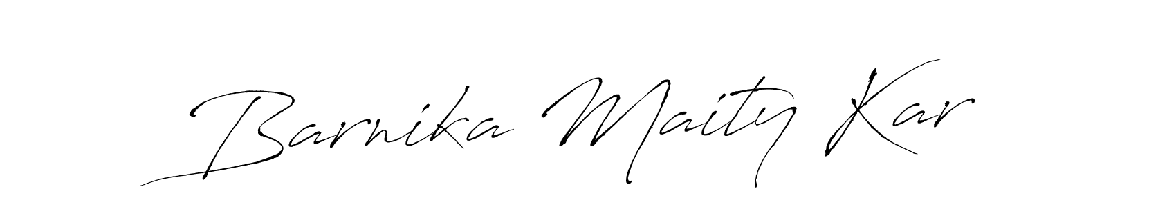 Use a signature maker to create a handwritten signature online. With this signature software, you can design (Antro_Vectra) your own signature for name Barnika Maity Kar. Barnika Maity Kar signature style 6 images and pictures png