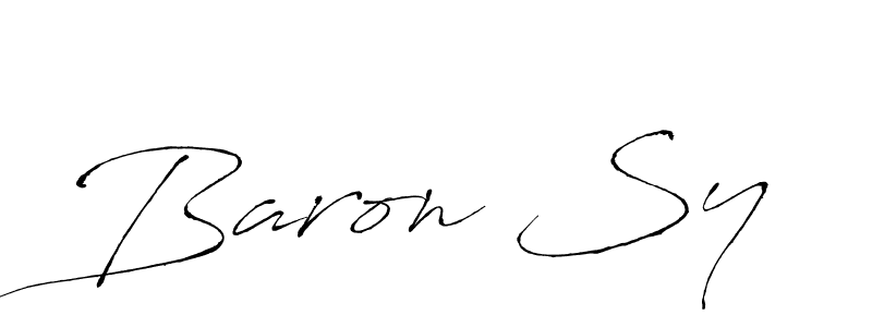 It looks lik you need a new signature style for name Baron Sy. Design unique handwritten (Antro_Vectra) signature with our free signature maker in just a few clicks. Baron Sy signature style 6 images and pictures png