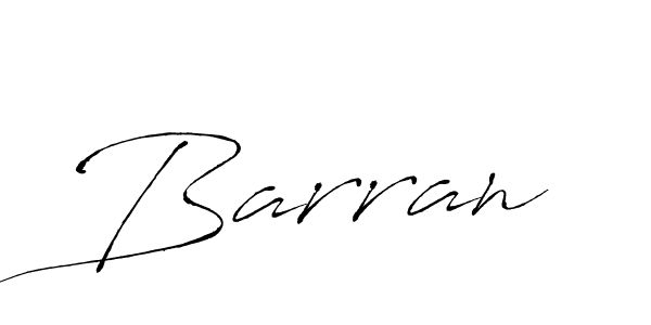 Use a signature maker to create a handwritten signature online. With this signature software, you can design (Antro_Vectra) your own signature for name Barran. Barran signature style 6 images and pictures png