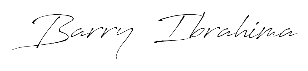 You should practise on your own different ways (Antro_Vectra) to write your name (Barry  Ibrahima) in signature. Don't let someone else do it for you. Barry  Ibrahima signature style 6 images and pictures png