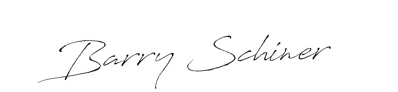 How to make Barry Schiner name signature. Use Antro_Vectra style for creating short signs online. This is the latest handwritten sign. Barry Schiner signature style 6 images and pictures png