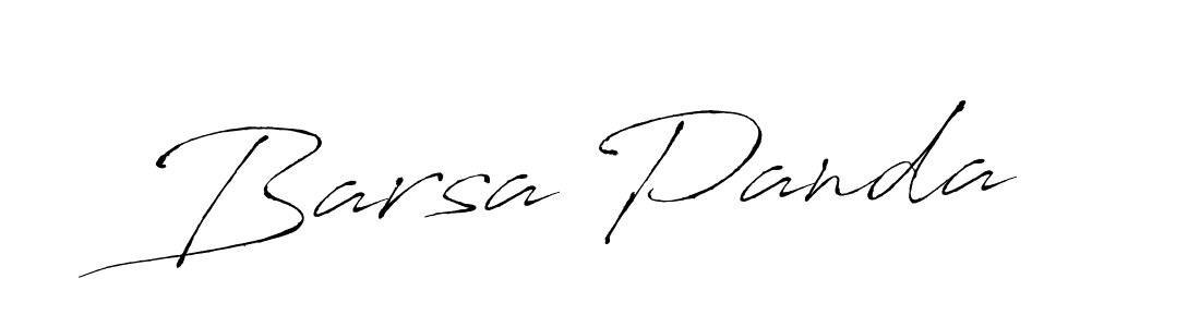 Create a beautiful signature design for name Barsa Panda. With this signature (Antro_Vectra) fonts, you can make a handwritten signature for free. Barsa Panda signature style 6 images and pictures png