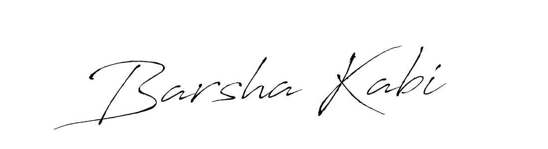 How to make Barsha Kabi name signature. Use Antro_Vectra style for creating short signs online. This is the latest handwritten sign. Barsha Kabi signature style 6 images and pictures png