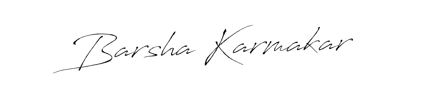 Barsha Karmakar stylish signature style. Best Handwritten Sign (Antro_Vectra) for my name. Handwritten Signature Collection Ideas for my name Barsha Karmakar. Barsha Karmakar signature style 6 images and pictures png