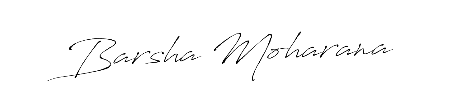 Barsha Moharana stylish signature style. Best Handwritten Sign (Antro_Vectra) for my name. Handwritten Signature Collection Ideas for my name Barsha Moharana. Barsha Moharana signature style 6 images and pictures png