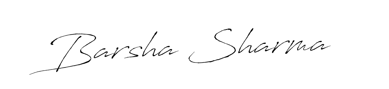 You should practise on your own different ways (Antro_Vectra) to write your name (Barsha Sharma) in signature. don't let someone else do it for you. Barsha Sharma signature style 6 images and pictures png