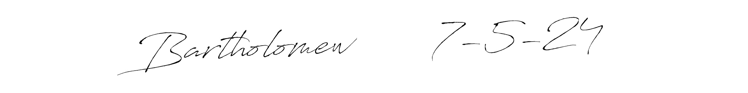 Similarly Antro_Vectra is the best handwritten signature design. Signature creator online .You can use it as an online autograph creator for name Bartholomew       7-5-24. Bartholomew       7-5-24 signature style 6 images and pictures png
