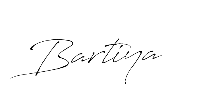 Use a signature maker to create a handwritten signature online. With this signature software, you can design (Antro_Vectra) your own signature for name Bartiya. Bartiya signature style 6 images and pictures png