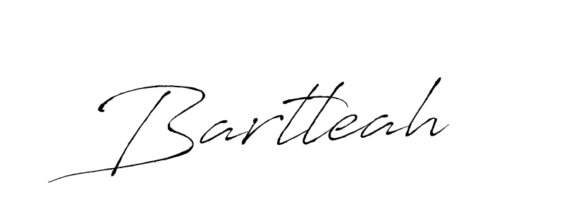 Use a signature maker to create a handwritten signature online. With this signature software, you can design (Antro_Vectra) your own signature for name Bartleah. Bartleah signature style 6 images and pictures png