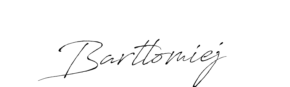 Make a beautiful signature design for name Bartlomiej. With this signature (Antro_Vectra) style, you can create a handwritten signature for free. Bartlomiej signature style 6 images and pictures png