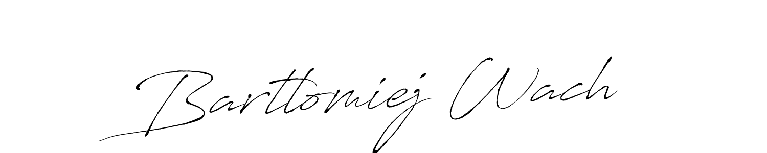 Antro_Vectra is a professional signature style that is perfect for those who want to add a touch of class to their signature. It is also a great choice for those who want to make their signature more unique. Get Bartlomiej Wach name to fancy signature for free. Bartlomiej Wach signature style 6 images and pictures png