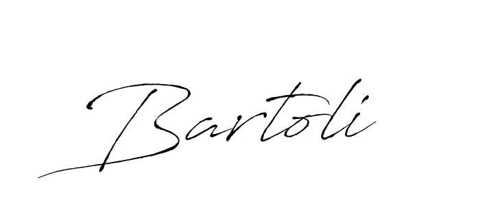 Create a beautiful signature design for name Bartoli. With this signature (Antro_Vectra) fonts, you can make a handwritten signature for free. Bartoli signature style 6 images and pictures png