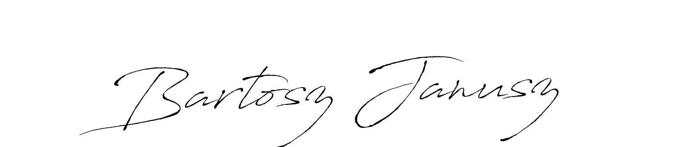 You should practise on your own different ways (Antro_Vectra) to write your name (Bartosz Janusz) in signature. don't let someone else do it for you. Bartosz Janusz signature style 6 images and pictures png