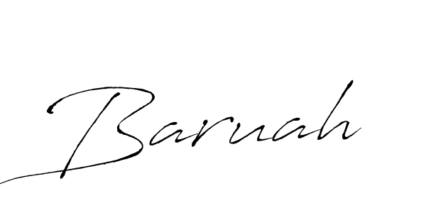 How to make Baruah signature? Antro_Vectra is a professional autograph style. Create handwritten signature for Baruah name. Baruah signature style 6 images and pictures png