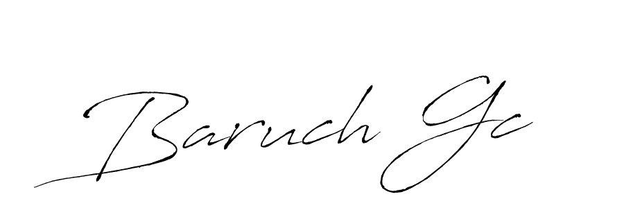 Make a beautiful signature design for name Baruch Gc. With this signature (Antro_Vectra) style, you can create a handwritten signature for free. Baruch Gc signature style 6 images and pictures png