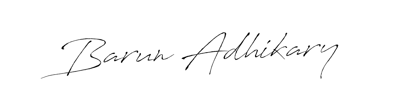 Use a signature maker to create a handwritten signature online. With this signature software, you can design (Antro_Vectra) your own signature for name Barun Adhikary. Barun Adhikary signature style 6 images and pictures png