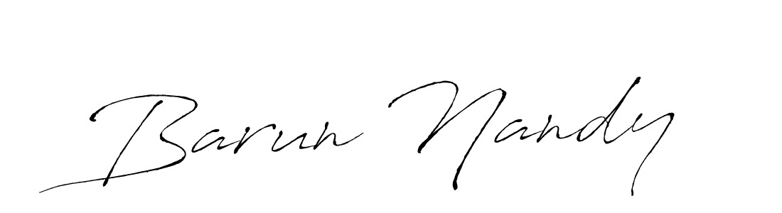 Create a beautiful signature design for name Barun Nandy. With this signature (Antro_Vectra) fonts, you can make a handwritten signature for free. Barun Nandy signature style 6 images and pictures png