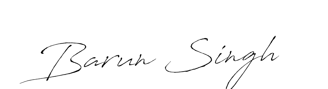 Barun Singh stylish signature style. Best Handwritten Sign (Antro_Vectra) for my name. Handwritten Signature Collection Ideas for my name Barun Singh. Barun Singh signature style 6 images and pictures png