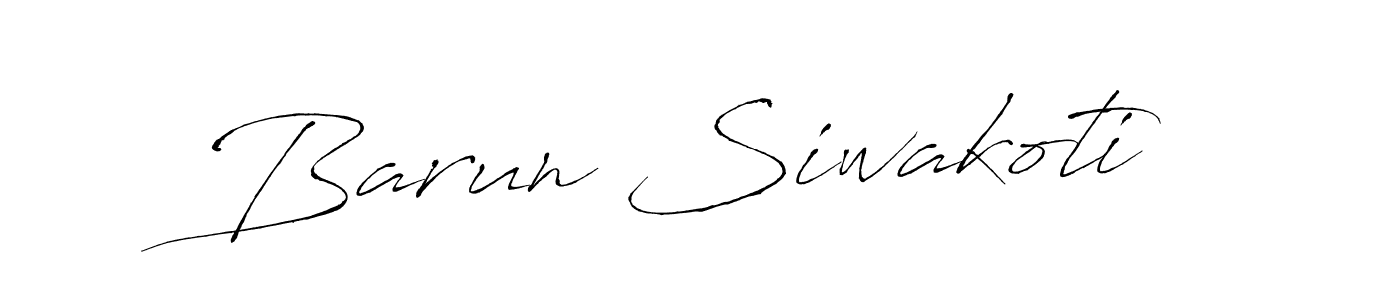 It looks lik you need a new signature style for name Barun Siwakoti. Design unique handwritten (Antro_Vectra) signature with our free signature maker in just a few clicks. Barun Siwakoti signature style 6 images and pictures png