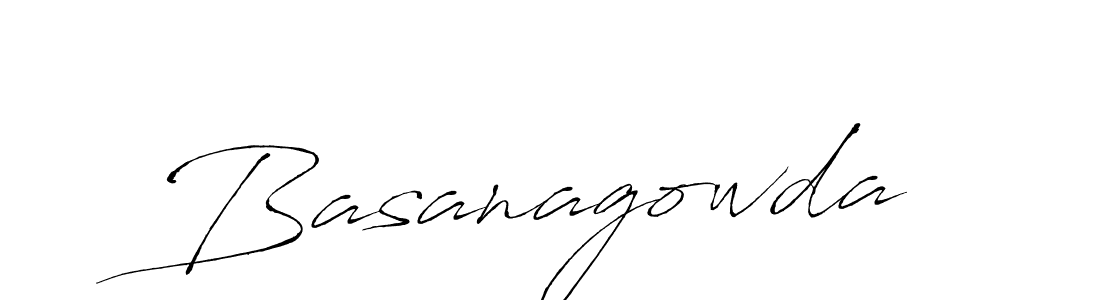 Design your own signature with our free online signature maker. With this signature software, you can create a handwritten (Antro_Vectra) signature for name Basanagowda. Basanagowda signature style 6 images and pictures png