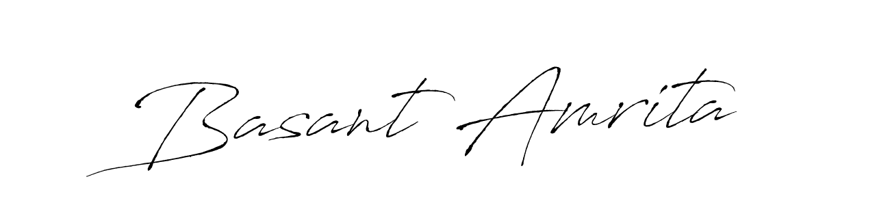 You can use this online signature creator to create a handwritten signature for the name Basant Amrita. This is the best online autograph maker. Basant Amrita signature style 6 images and pictures png