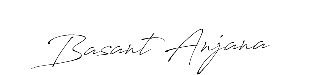 Use a signature maker to create a handwritten signature online. With this signature software, you can design (Antro_Vectra) your own signature for name Basant Anjana. Basant Anjana signature style 6 images and pictures png