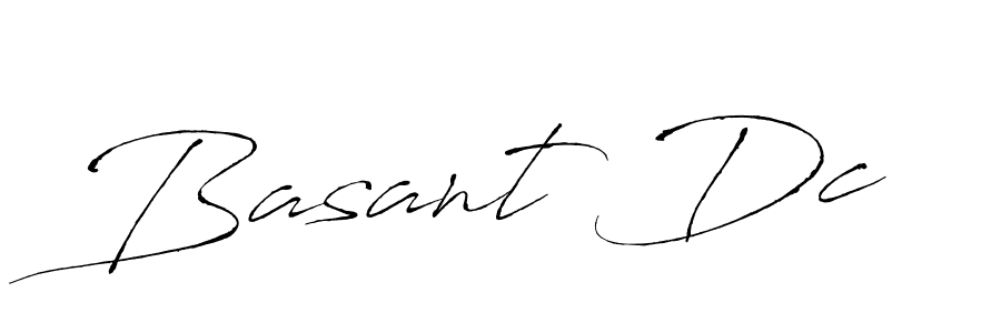 Use a signature maker to create a handwritten signature online. With this signature software, you can design (Antro_Vectra) your own signature for name Basant Dc. Basant Dc signature style 6 images and pictures png