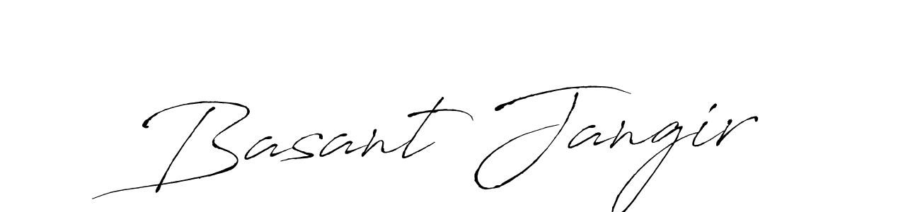 Also we have Basant Jangir name is the best signature style. Create professional handwritten signature collection using Antro_Vectra autograph style. Basant Jangir signature style 6 images and pictures png