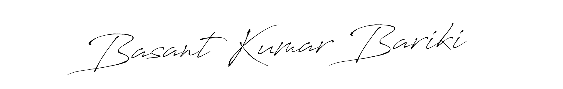 How to make Basant Kumar Bariki signature? Antro_Vectra is a professional autograph style. Create handwritten signature for Basant Kumar Bariki name. Basant Kumar Bariki signature style 6 images and pictures png