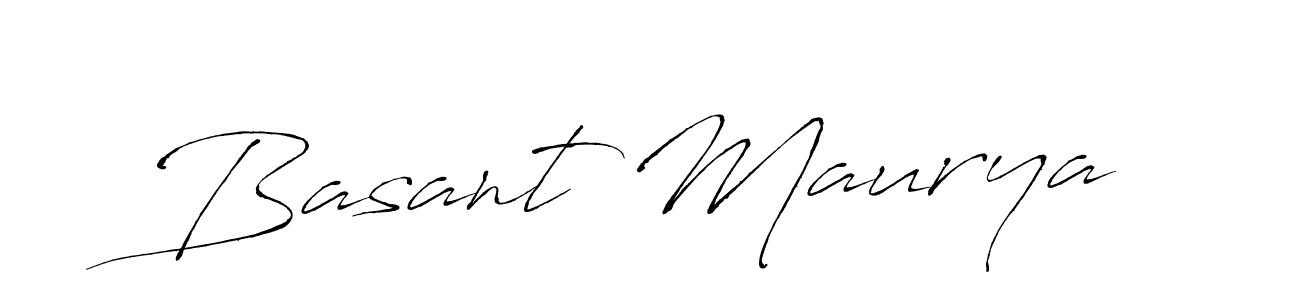 Use a signature maker to create a handwritten signature online. With this signature software, you can design (Antro_Vectra) your own signature for name Basant Maurya. Basant Maurya signature style 6 images and pictures png