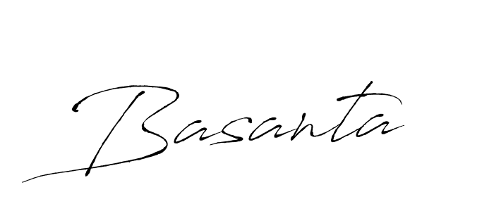 Make a beautiful signature design for name Basanta. With this signature (Antro_Vectra) style, you can create a handwritten signature for free. Basanta signature style 6 images and pictures png