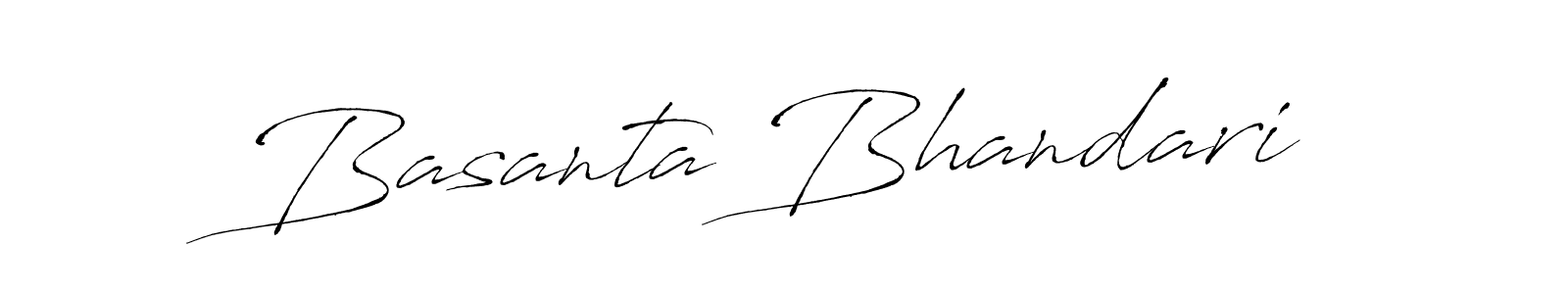 How to make Basanta Bhandari name signature. Use Antro_Vectra style for creating short signs online. This is the latest handwritten sign. Basanta Bhandari signature style 6 images and pictures png