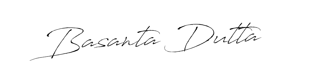 Basanta Dutta stylish signature style. Best Handwritten Sign (Antro_Vectra) for my name. Handwritten Signature Collection Ideas for my name Basanta Dutta. Basanta Dutta signature style 6 images and pictures png