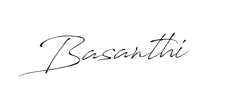 Create a beautiful signature design for name Basanthi. With this signature (Antro_Vectra) fonts, you can make a handwritten signature for free. Basanthi signature style 6 images and pictures png