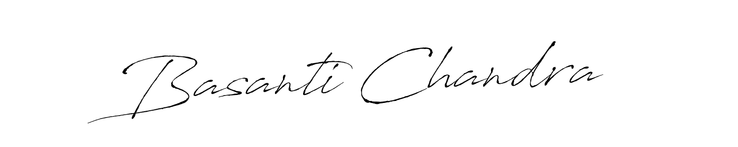 How to make Basanti Chandra name signature. Use Antro_Vectra style for creating short signs online. This is the latest handwritten sign. Basanti Chandra signature style 6 images and pictures png